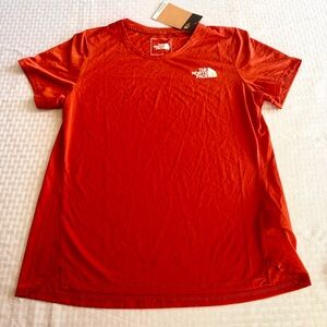 The North Face‎ FlashDry Womens Orange/Red Performance Tee Shirt Med NWT Outdoor